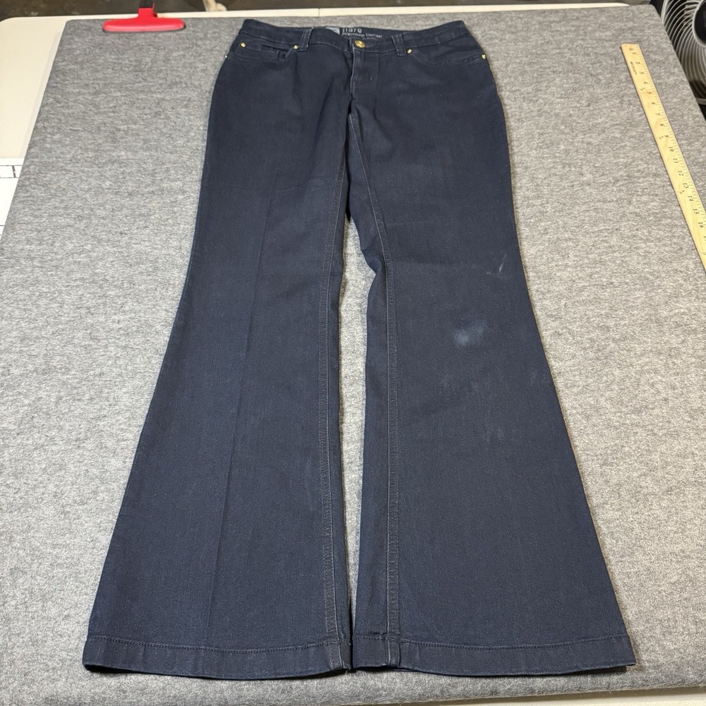 VTG Y2K Mossimo Flare Premium Denim Womens 6 Dark Wash Jeans‎ Western Festival